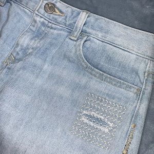 Denim Mini Skirt